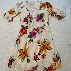 Floral Wrap Dress